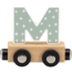 Houten letter M– groen met magneetkoppeling