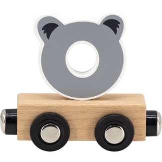 Tryco Train lettre en bois | Lettre O