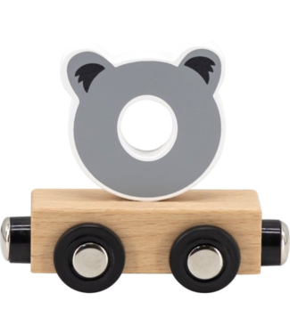 Tryco Houten lettertrein wagon  | Letter O