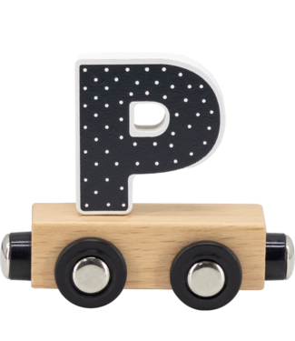 Tryco Houten lettertrein wagon  | Letter P