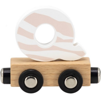 Tryco Train lettre en bois | Lettre Q