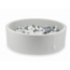 Light grey cotton ball pit with 700 balls – a soft and safe play space for little ones
