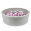 Light grey cotton ball pit with 700 balls – a soft and safe play space for little ones