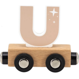 Tryco Train lettre en bois | Lettre U