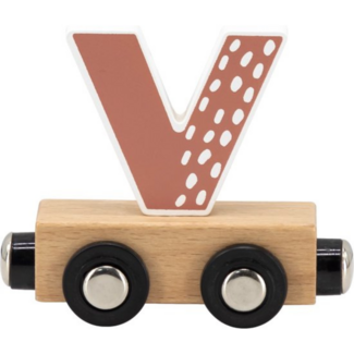 Tryco Train lettre en bois | Lettre V