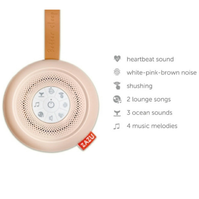 Suzy l’Apaisante deLuxe – Appareil sonore avec 14 sons apaisants et batterie longue durée | Beige