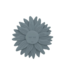 Label Label Bijtspeelgoed zonnebloem | Blauw