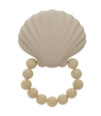 Label Label Bijtspeelgoed schelp | Nougat