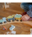 Houten treinbaan voor kinderen – Basisset met rails, trein en accessoires