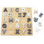 Wooden alphabet puzzle – educational toy for playful letter learning