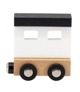 Tryco Houten lettertrein eindwaggon |  Gekleurd