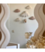 Sfeervolle 5-delige wanddecoratie voor de kinderkamer – wolkenset met schommelend beertje