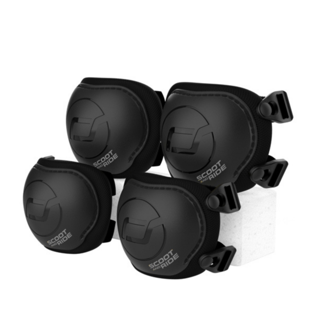 Protective gear for kids – size S in black, perfect for safe wheeled fun