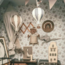 Decoratieve luchtballon maat M in beige en grijs – een stijlvolle eyecatcher voor de kinderkamer