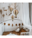 Decoratieve luchtballon maat L in beige en bruin – stijlvolle kinderkamerdecoratie