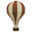 Super Balloon Decoratieve luchtballon maat M | Beige/Bruin