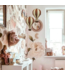 Decoratieve luchtballon maat S in beige en bruin – sfeervolle en dromerige wanddecoratie voor de kinderkamer