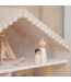 Stijlvol houten poppenhuis in warme nougatkleur – perfect voor fantasierijk spel