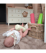 Ecru kruiprol voor baby’s – comfortabel en motoriek stimulerend speelgoed