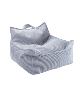 Wigiwama Zitzak corduroy stof | Blueberry blue