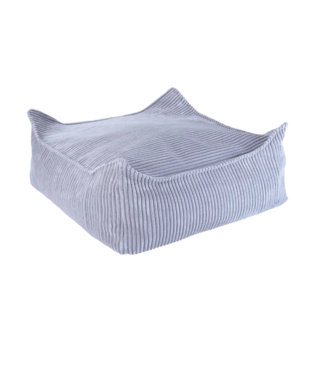Wigiwama Zitzak corduroy stof Ottoman | Blueberry blue Wigiwama Zitzak corduroy stof Ottoman | Blueberry blue