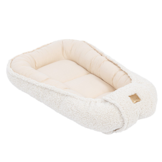 Mimii Babynest teddystoff | Beige