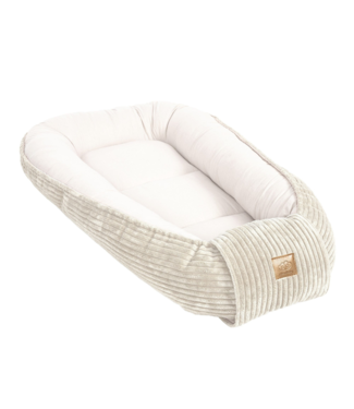 Mimii Babynest corduroy stof | Ecru