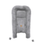 Baby nest made of corduroy fabric in grey – soft and cozy for your little one