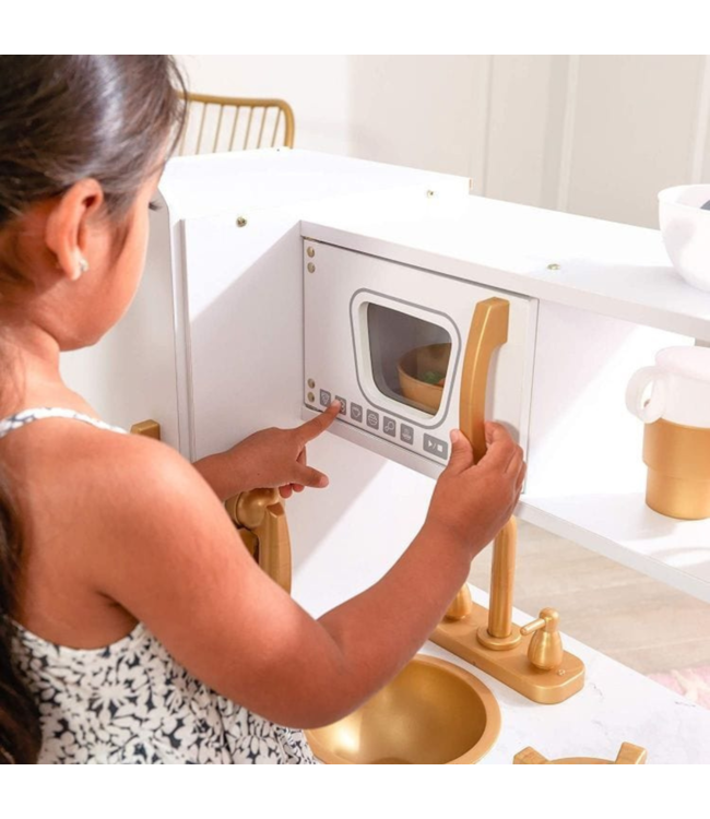 Kinderkeuken van hout – Klassiek en duurzaam speelgoed met oven, draaiknoppen en realistisch design