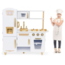 Wooden Play Kitchen for Children – Classic and Sturdy Toy with Oven, Turning Knobs and Realistic Design