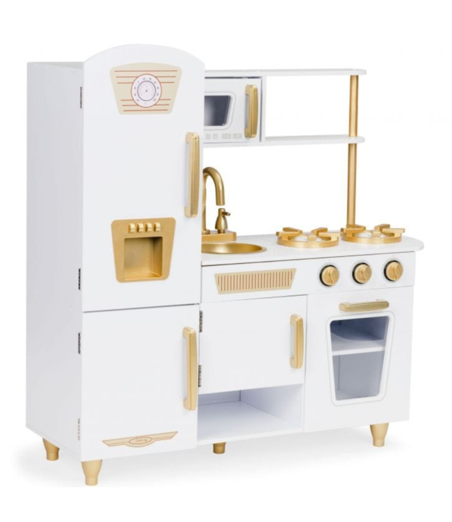 Kinderkeuken van hout – Klassiek en duurzaam speelgoed met oven, draaiknoppen en realistisch design