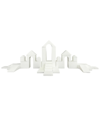 IGLU Softplay Foam blokken MEGA kasteel | Wit