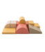 Softplay foam blokken set in pastel pink – stimuleert motoriek en creativiteit