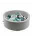 Metallic turquoise ballenbak ballen – set van 50 veilige speelballen