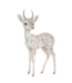 Muursticker Floral | Antilope – Sierlijk design voor kinder- of babykamer
