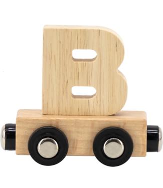 Tryco Houten lettertrein - naturel |  Letter B