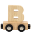 Tryco Houten lettertrein - naturel |  Letter B