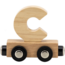 Tryco Train de lettres en bois - naturel | Lettre C