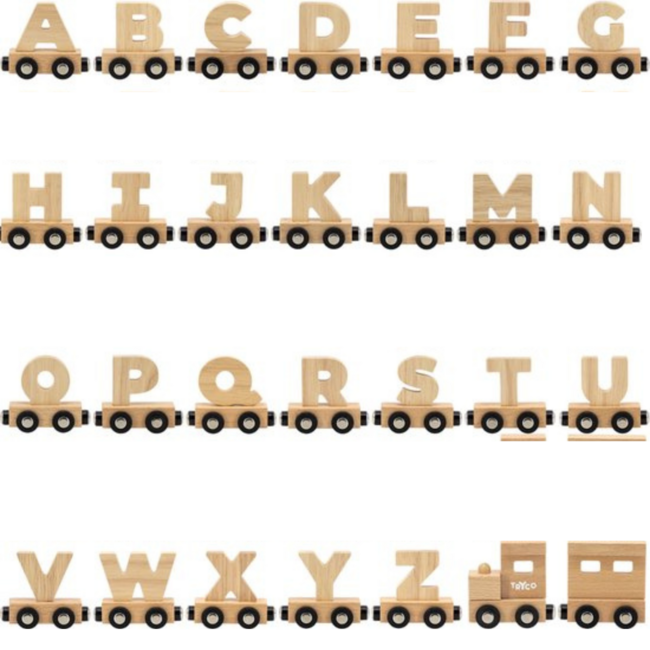 Ergänzen Sie den Holz-Buchstabenzug mit dem Buchstaben D und vervollständigen Sie den Namen oder das Wort.