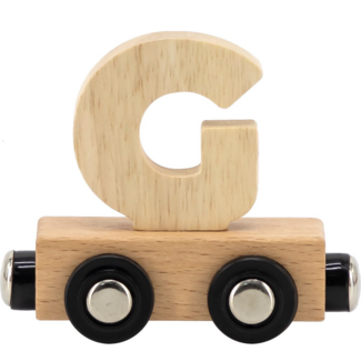 Tryco Wooden letter train - natural | Letter G
