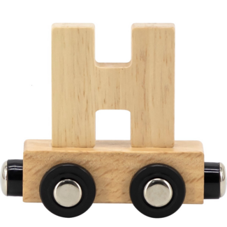 Tryco Train de lettres en bois - naturel | Lettre H