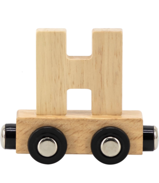 Tryco Houten lettertrein - naturel |  Letter H