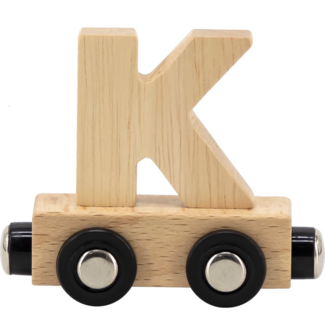 Tryco Houten lettertrein - naturel |  Letter K