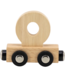 Tryco Houten lettertrein - naturel |  Letter O