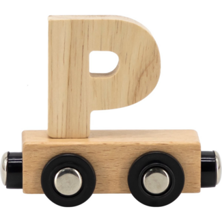 Tryco Houten lettertrein - naturel |  Letter P