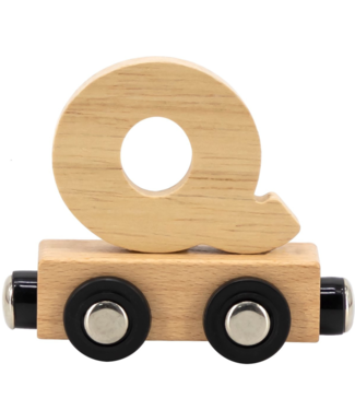 Tryco Houten lettertrein - naturel |  Letter Q