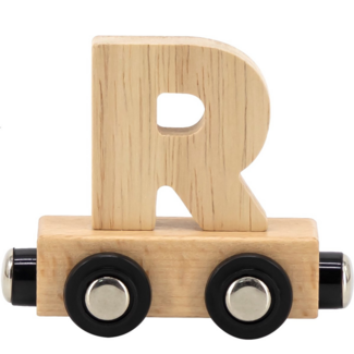 Tryco Wooden letter train - natural | Letter R