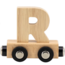Tryco Holz-Buchstabenzug - natur | Buchstabe R