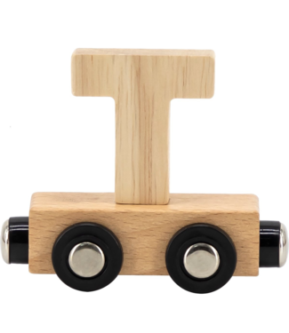 Tryco Houten lettertrein - naturel |  Letter T