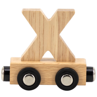 Tryco Houten lettertrein - naturel |  Letter X